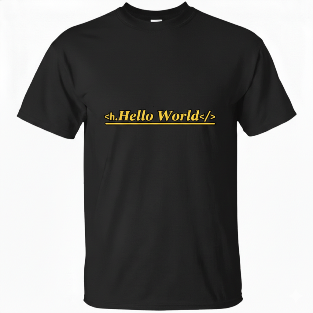 Kaos Helloworld Polos