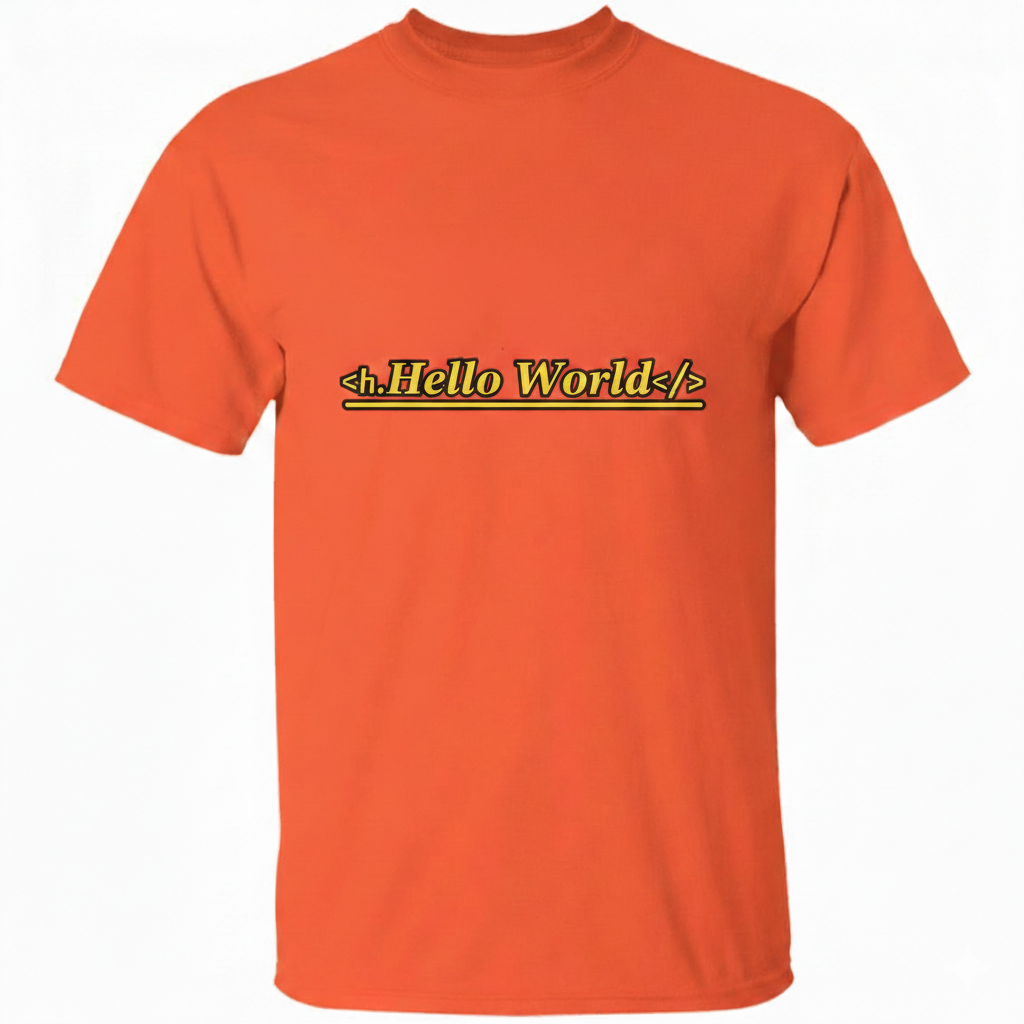 Kaos Helloworld Polos